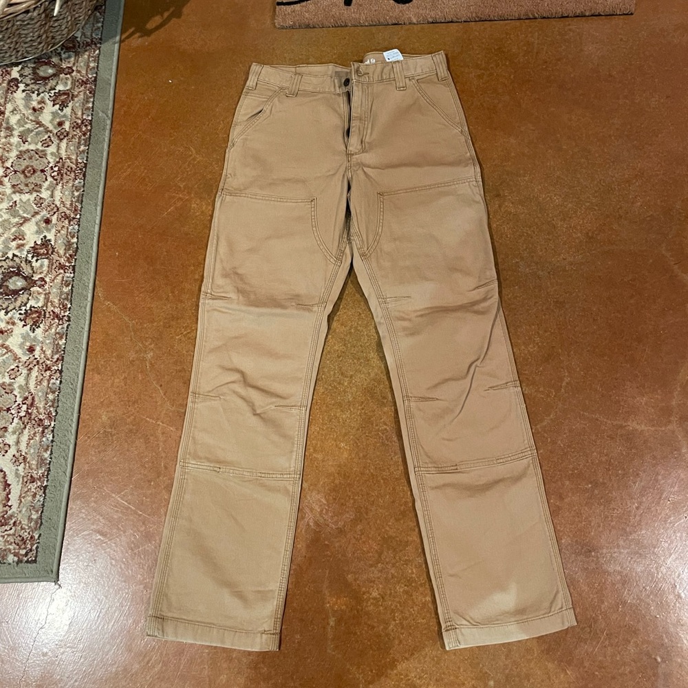 Carhartt Canvas khaki pants size 32x34